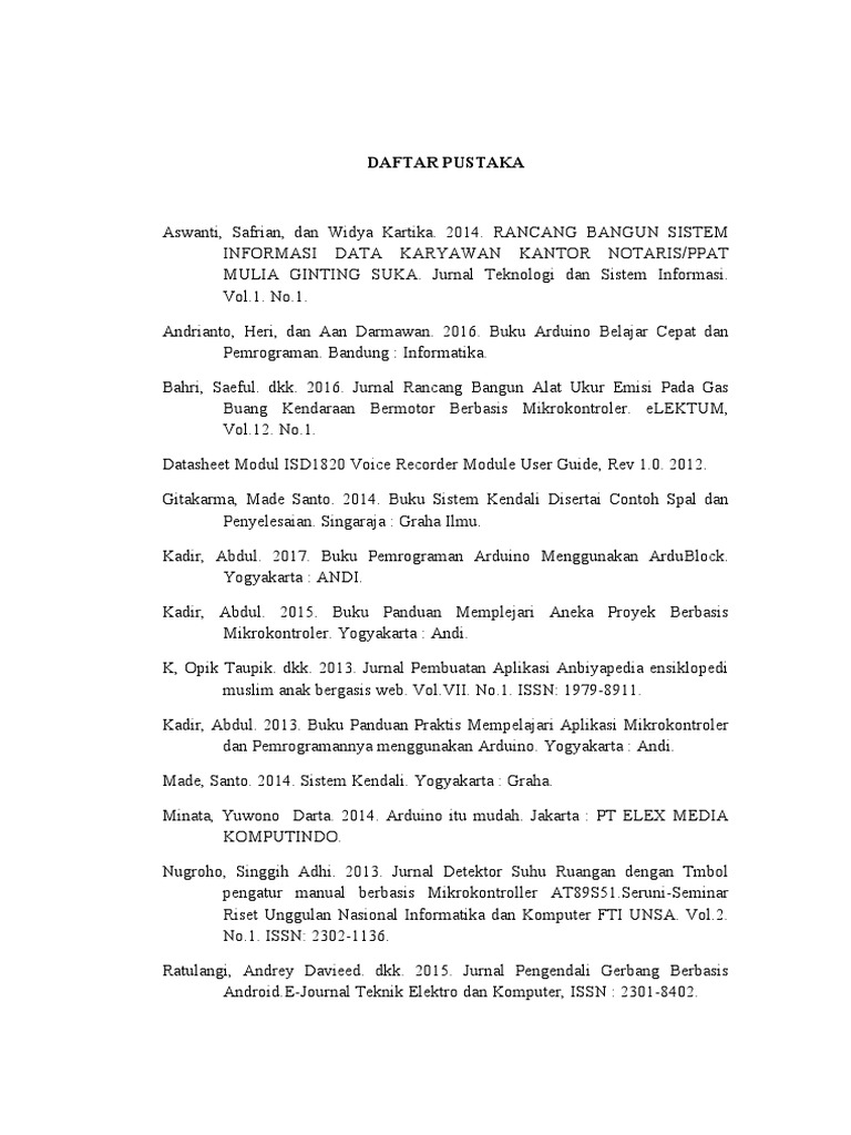 Detail Buku Arduino Belajar Cepat Dan Pemrograman Nomer 38