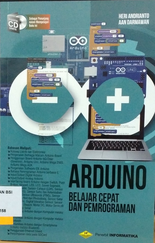 Detail Buku Arduino Belajar Cepat Dan Pemrograman Nomer 6