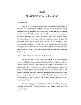 Detail Buku Asas Asas Kurikulum Nomer 18