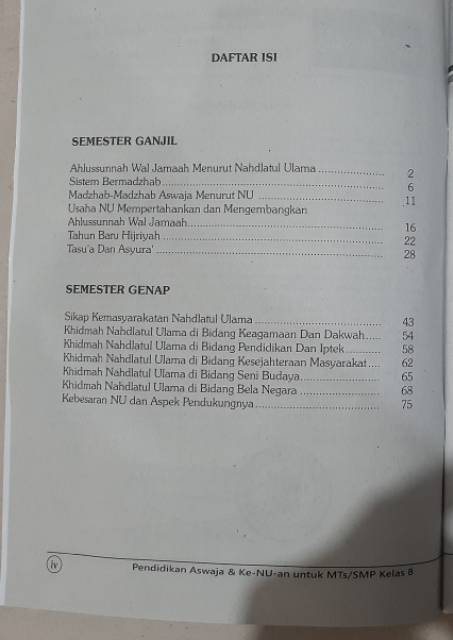 Detail Buku Aswaja Kelas 7 Nomer 49