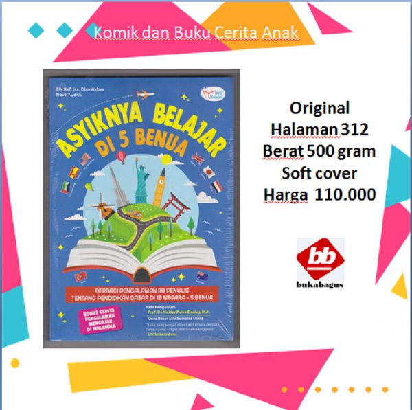 Detail Buku Asyiknya Belajar Di 5 Benua Nomer 30