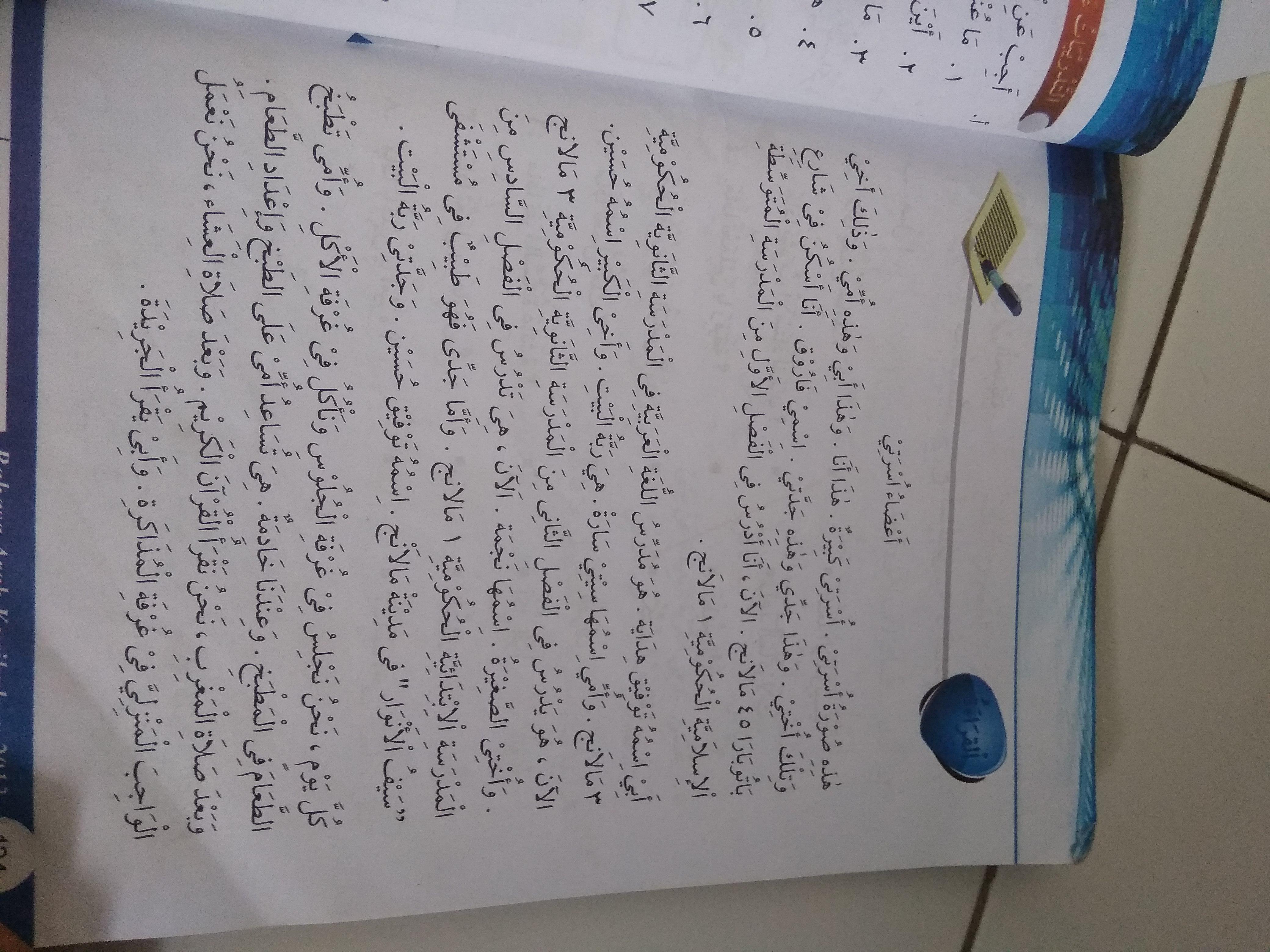 Detail Buku Bahasa Arab Kelas 7 Nomer 21