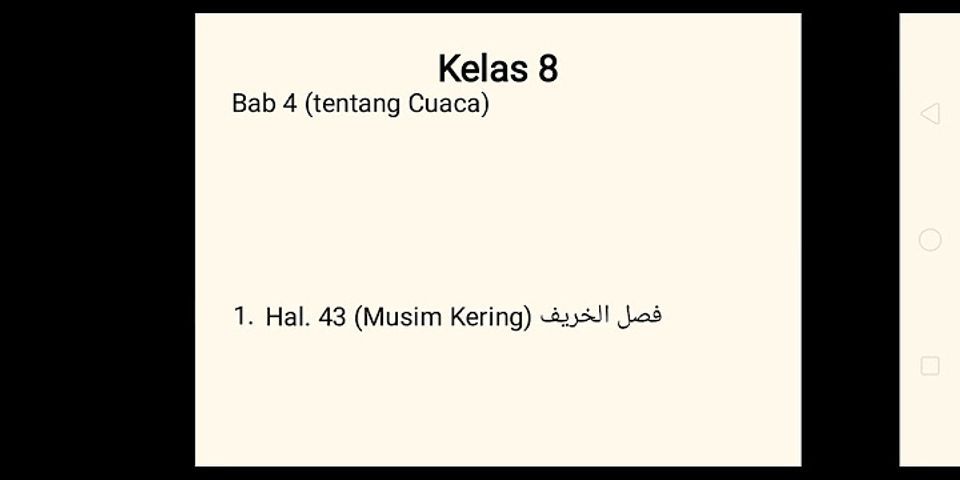 Detail Buku Bahasa Arab Kelas 8 Kurikulum 2013 Revisi 2017 Nomer 45