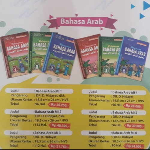 Detail Buku Bahasa Arab Mi K13 Nomer 29