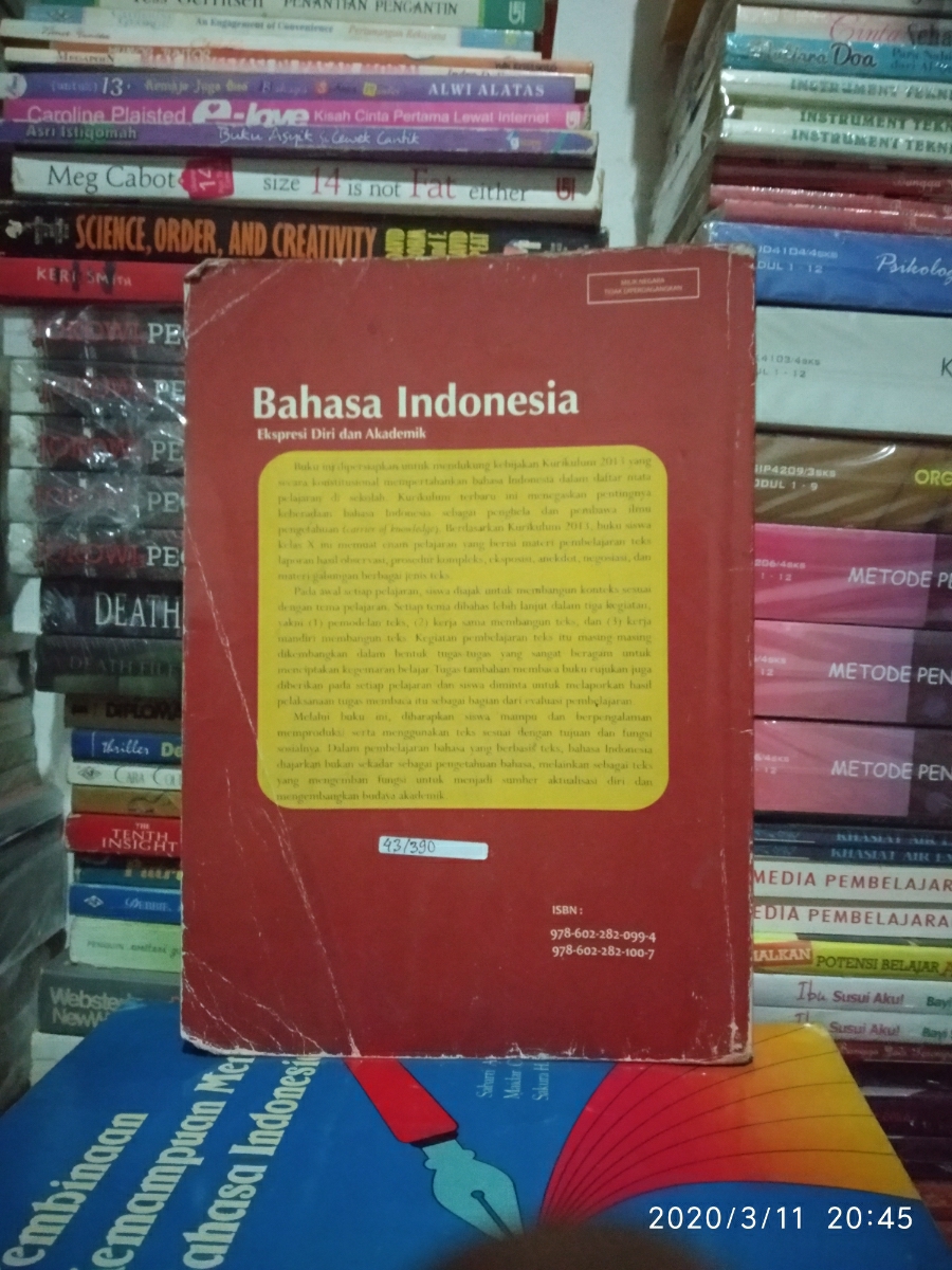 Detail Buku Bahasa Indonesia Ekspresi Diri Dan Akademik Kelas 11 Nomer 35