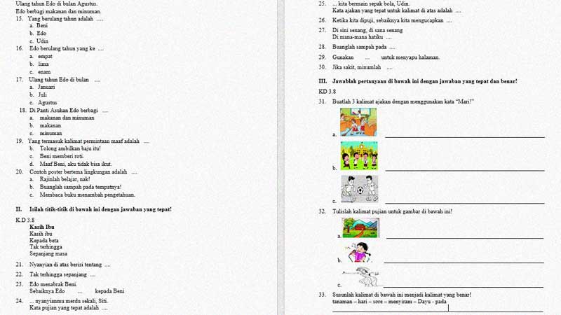 Detail Buku Bahasa Indonesia Kelas 1 Sd Nomer 29