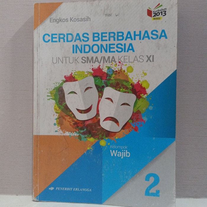 Detail Buku Bahasa Indonesia Kelas 10 Kurikulum 2013 Penerbit Erlangga Nomer 40