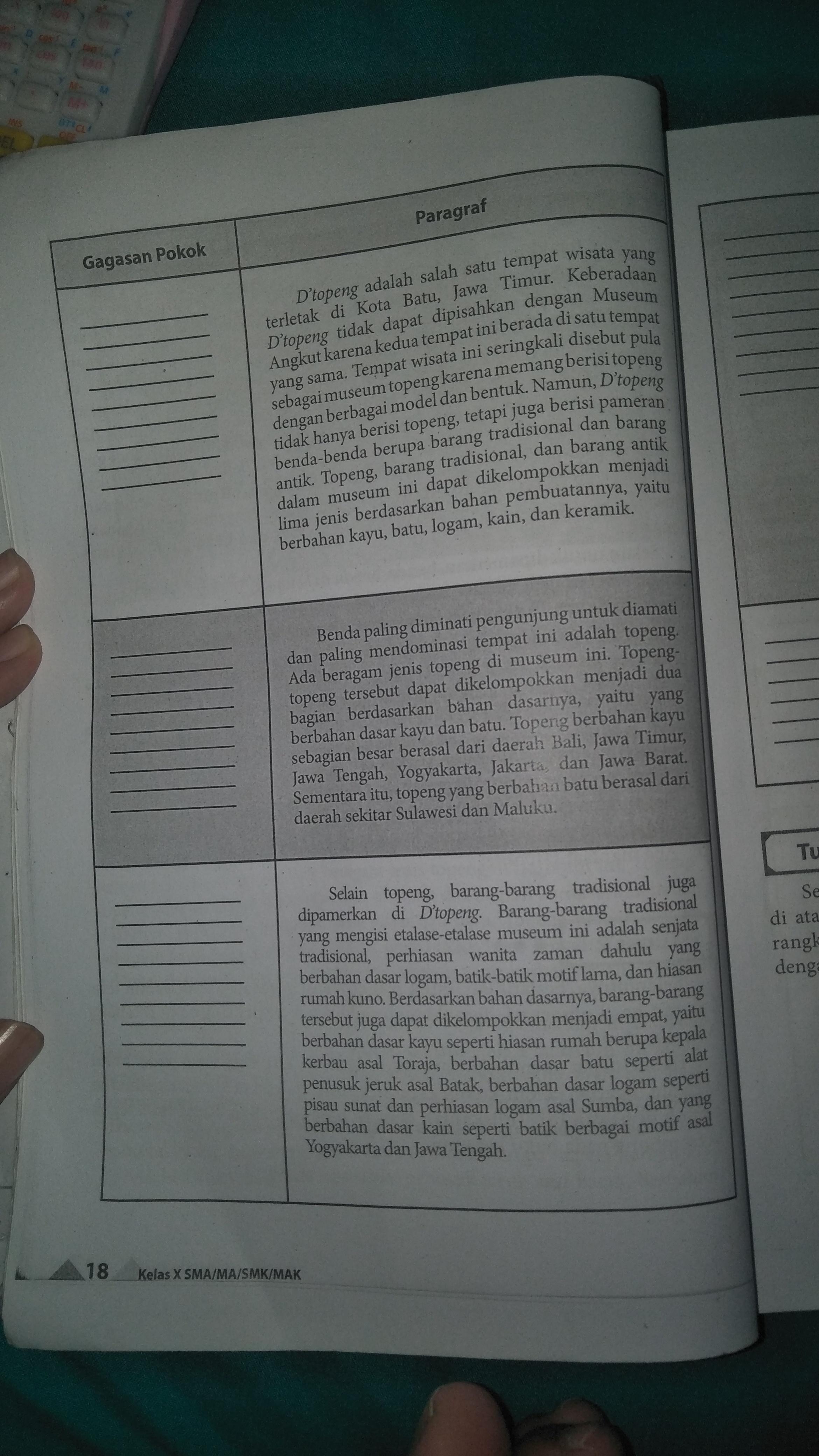 Detail Buku Bahasa Indonesia Kelas 10 Kurikulum 2013 Revisi 2017 Nomer 20