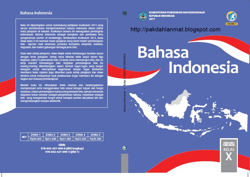 Detail Buku Bahasa Indonesia Kelas 10 Kurikulum 2013 Revisi 2017 Nomer 8