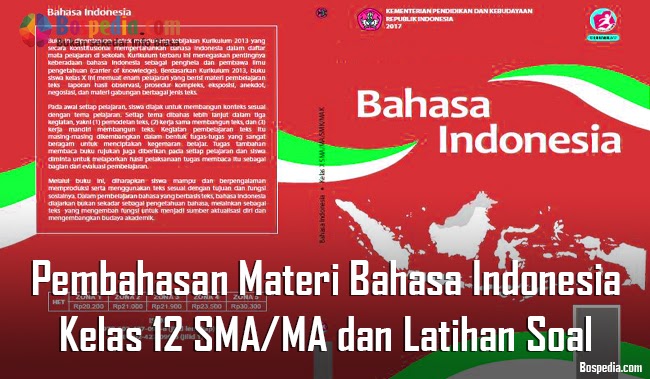 Detail Buku Bahasa Indonesia Kelas 12 Kurikulum 2013 Nomer 41