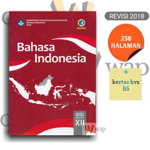 Detail Buku Bahasa Indonesia Kelas 12 Kurikulum 2013 Revisi 2018 Nomer 45