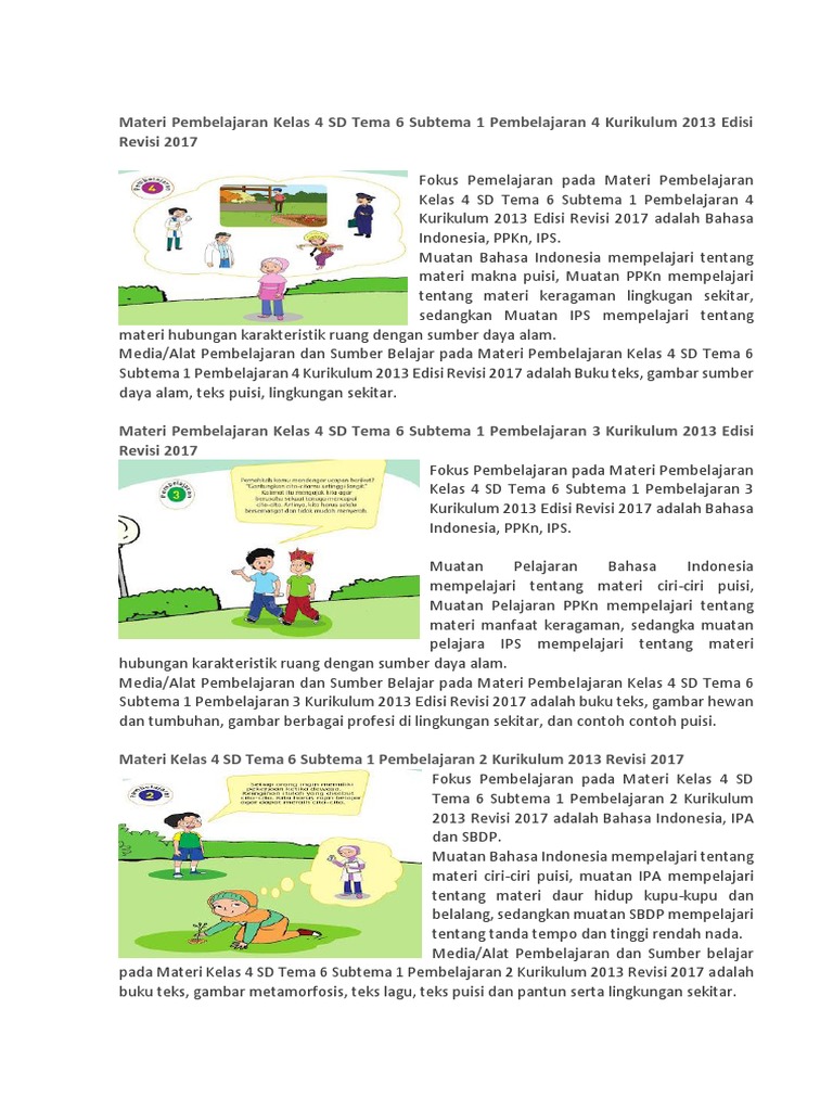 Detail Buku Bahasa Indonesia Kelas 4 Sd Kurikulum 2013 Nomer 24