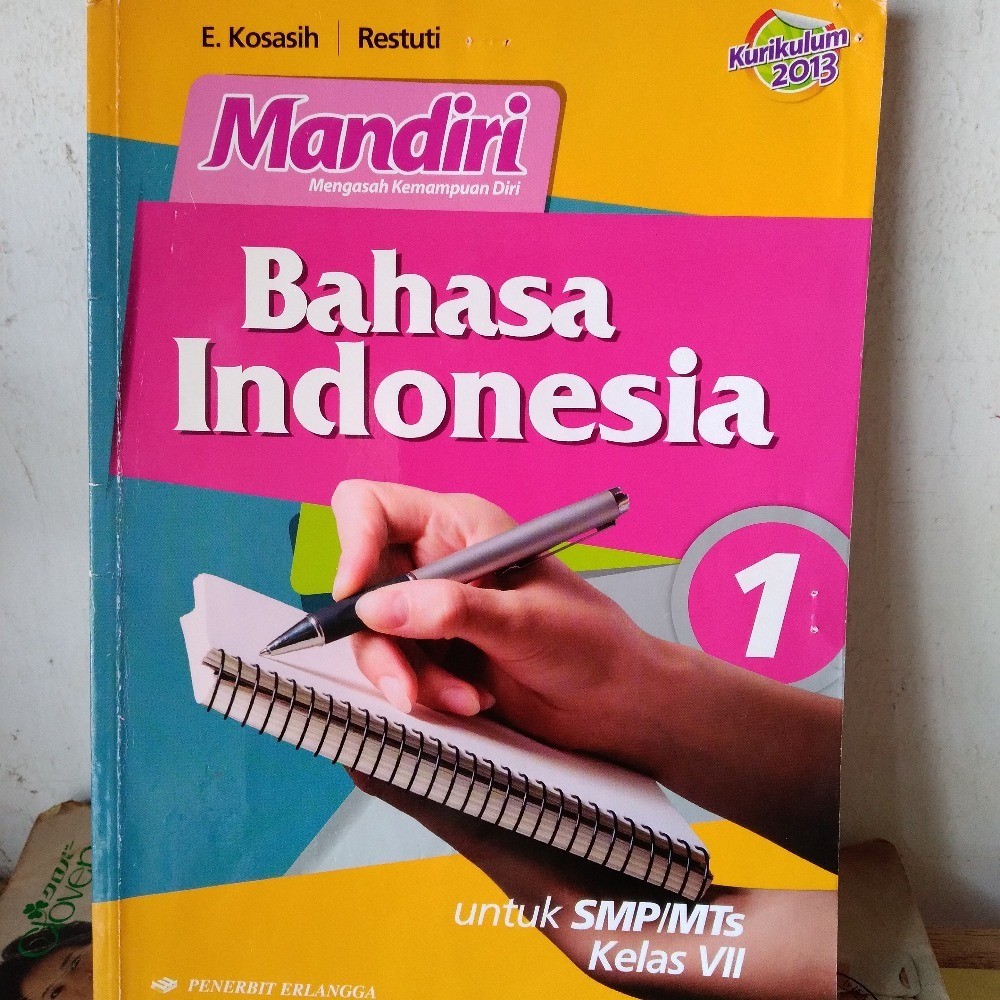 Detail Buku Bahasa Indonesia Kelas 7 Penerbit Erlangga Nomer 24