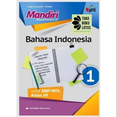 Detail Buku Bahasa Indonesia Kelas 7 Penerbit Erlangga Nomer 4