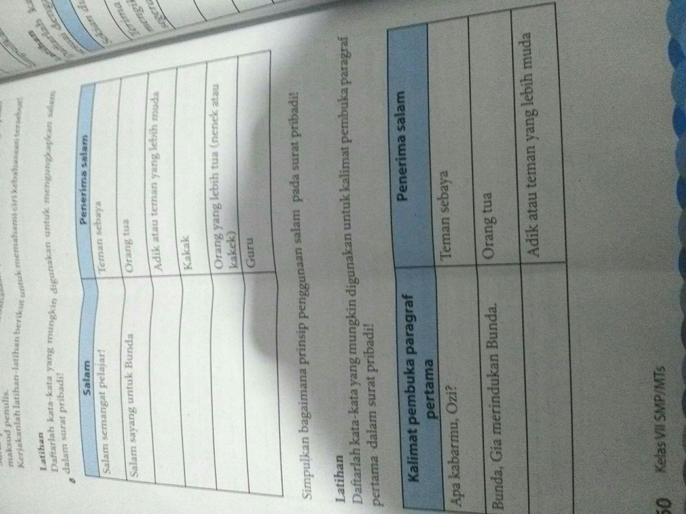 Detail Buku Bahasa Indonesia Kelas 7 Semester 1 Nomer 31