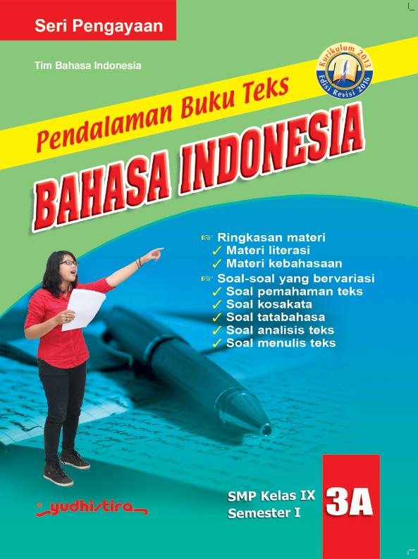 Detail Buku Bahasa Indonesia Kelas 7 Yudhistira Nomer 28