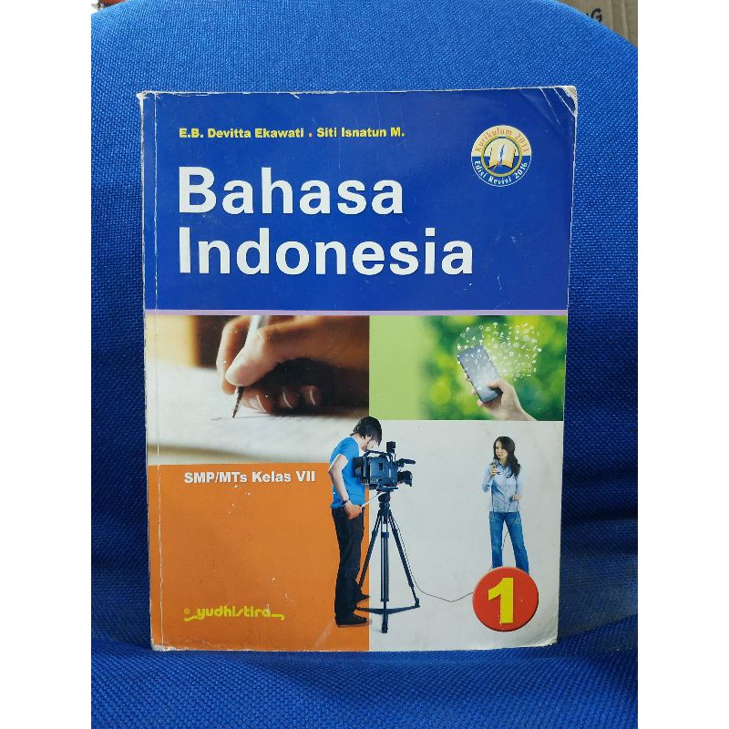 Detail Buku Bahasa Indonesia Kelas 7 Yudhistira Nomer 37