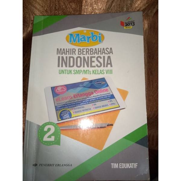 Detail Buku Bahasa Indonesia Kelas 8 Erlangga Nomer 10