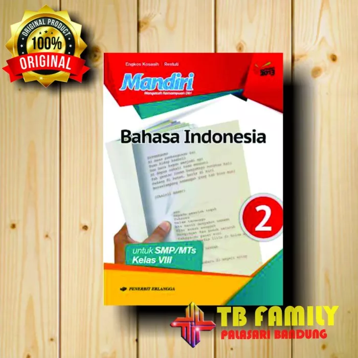 Detail Buku Bahasa Indonesia Kelas 8 Erlangga Nomer 20