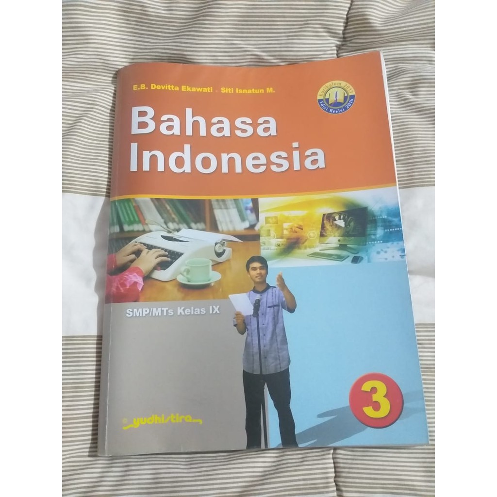 Detail Buku Bahasa Indonesia Kurikulum 2013 Revisi 2016 Nomer 34