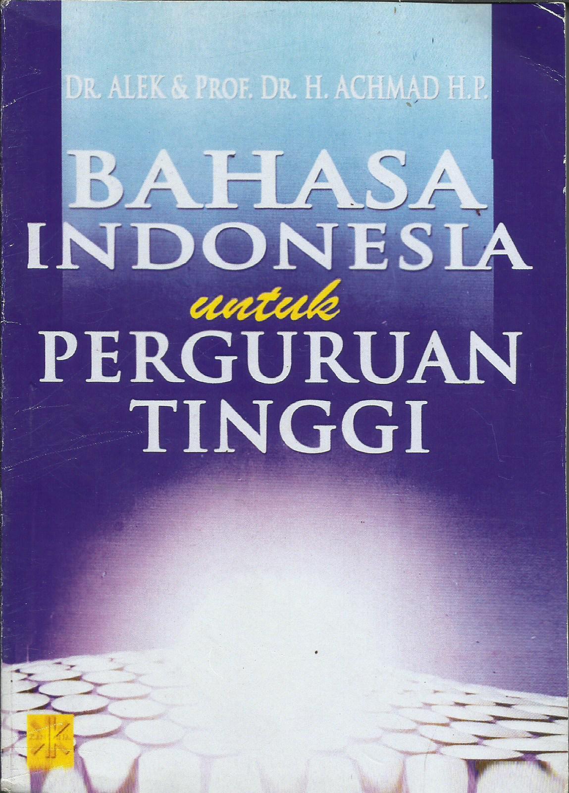 Detail Buku Bahasa Indonesia Untuk Perguruan Tinggi Nomer 28