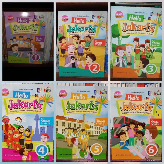 Detail Buku Bahasa Inggris Hello Jakarta Nomer 2