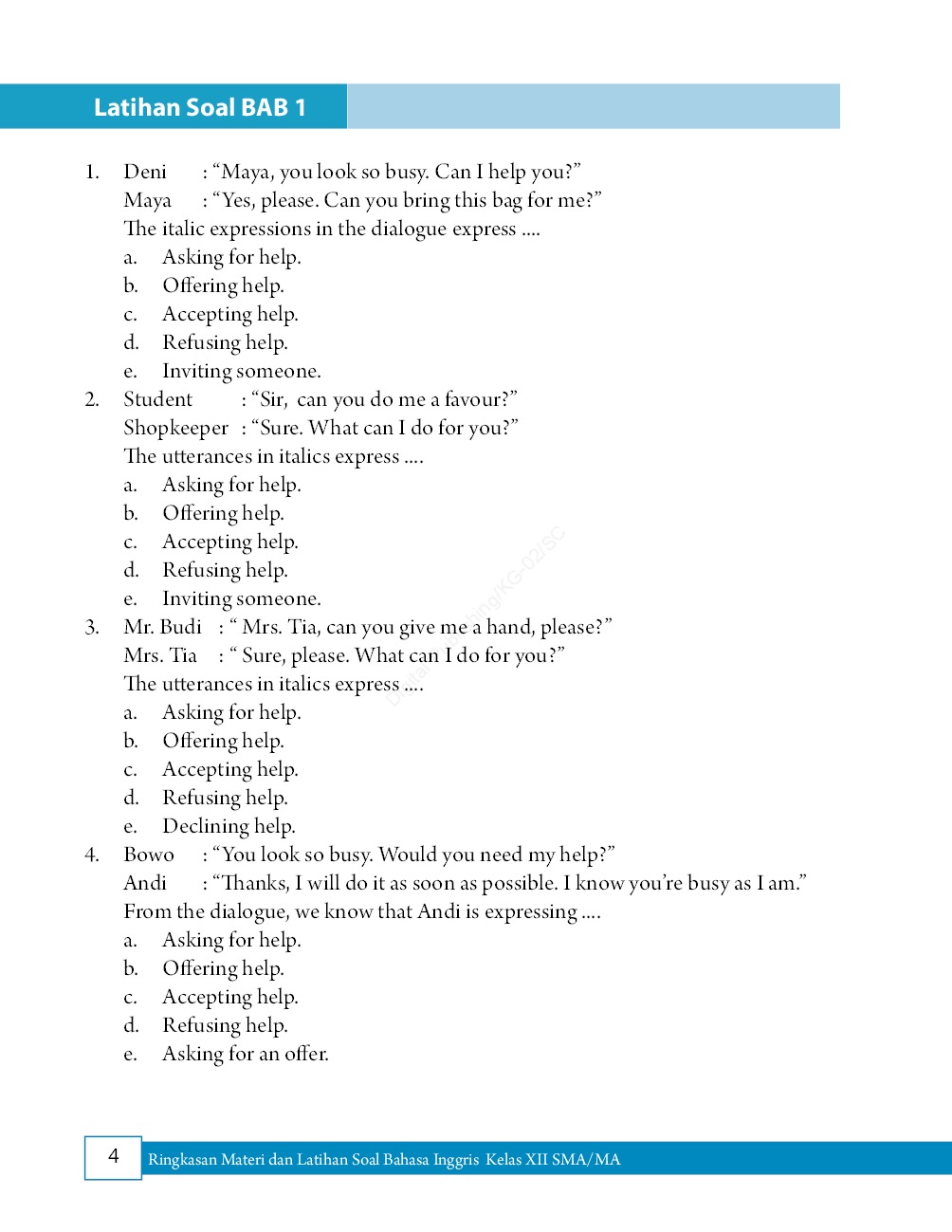 Detail Buku Bahasa Inggris K13 Kelas Xii Nomer 19