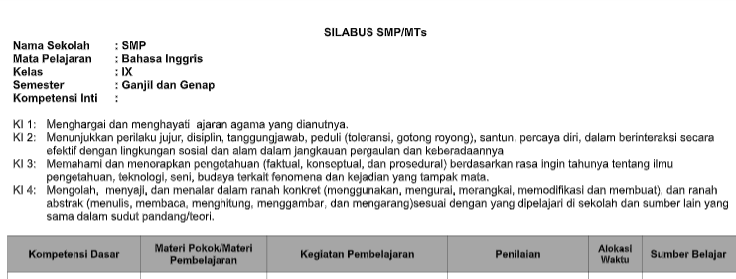 Detail Buku Bahasa Inggris Kurtilas Kelas 9 Nomer 23