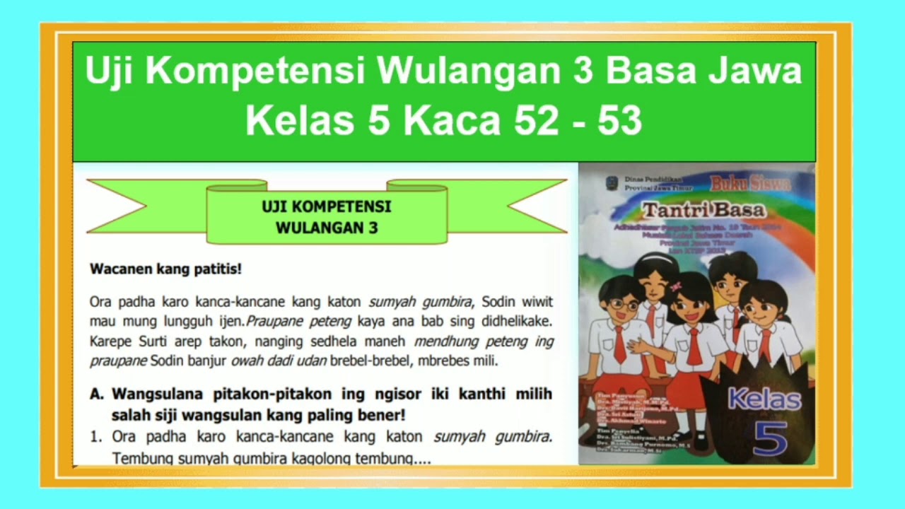 Detail Buku Bahasa Jawa Kelas 5 Nomer 32