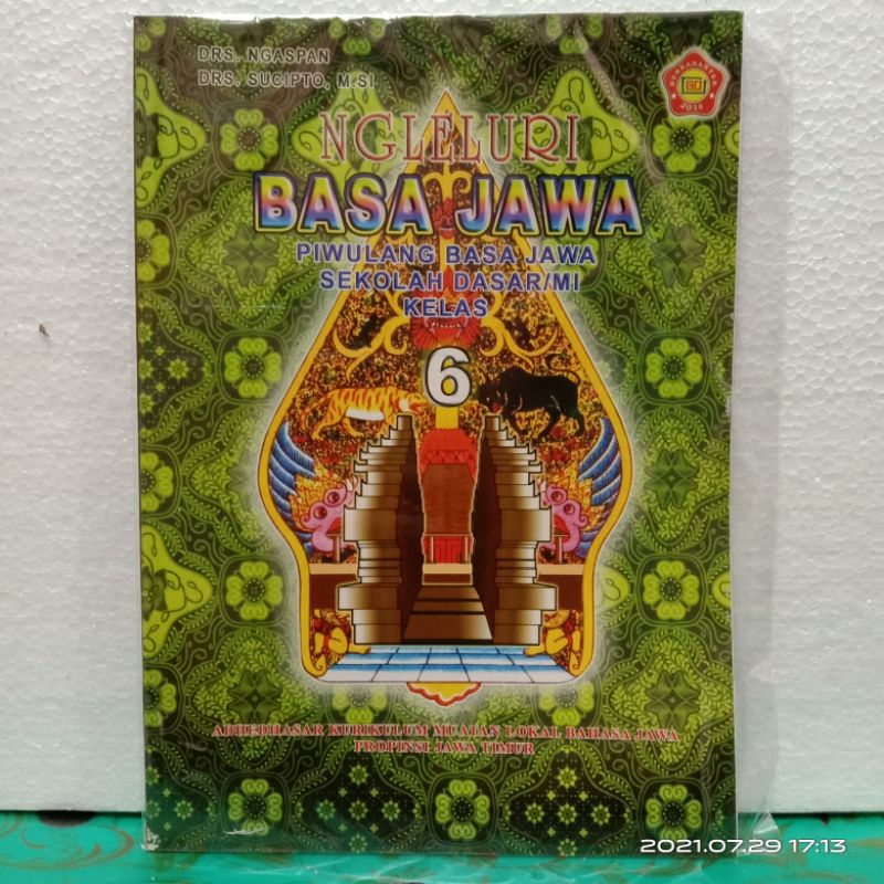 Detail Buku Bahasa Jawa Kelas 6 Nomer 22