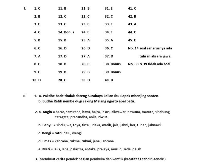 Detail Buku Bahasa Jawa Kelas 7 Nomer 30