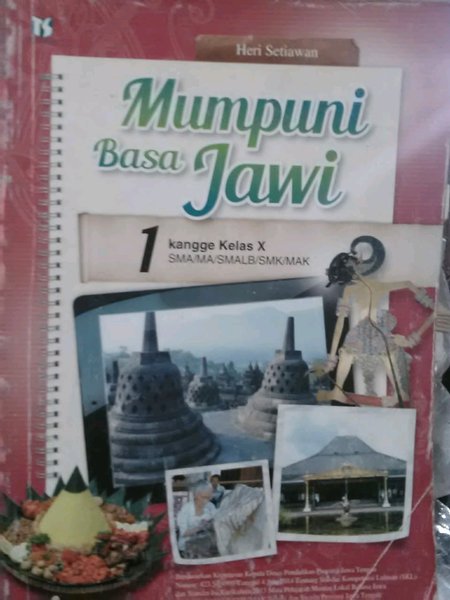 Detail Buku Bahasa Jawa Kelas X Nomer 46