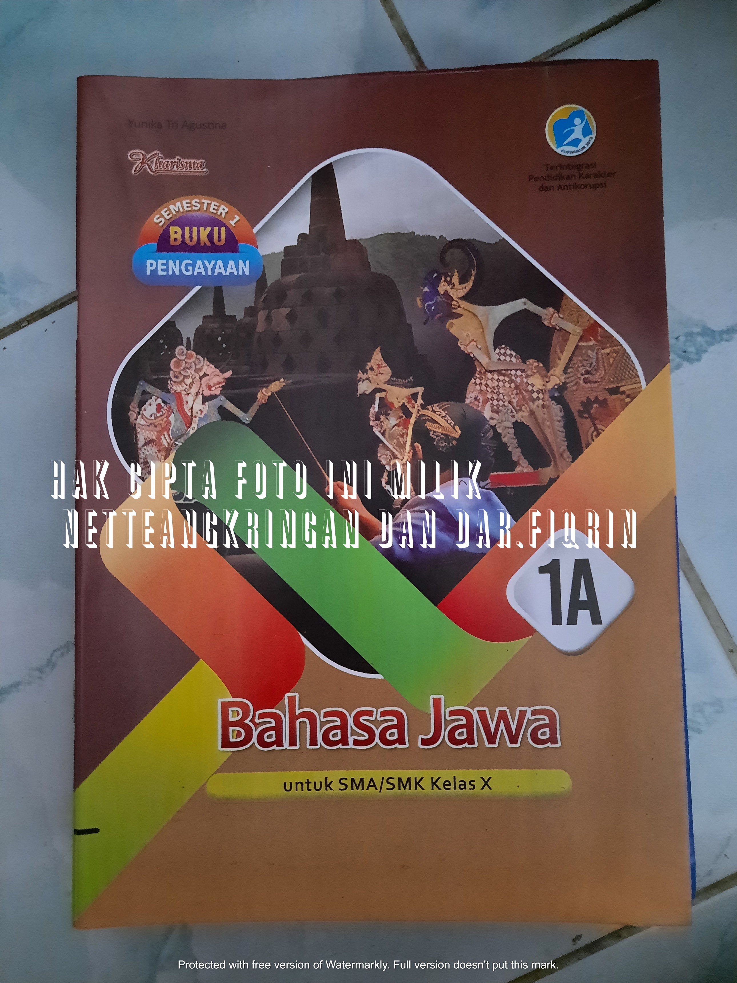 Detail Buku Bahasa Jawa Kelas X Nomer 52