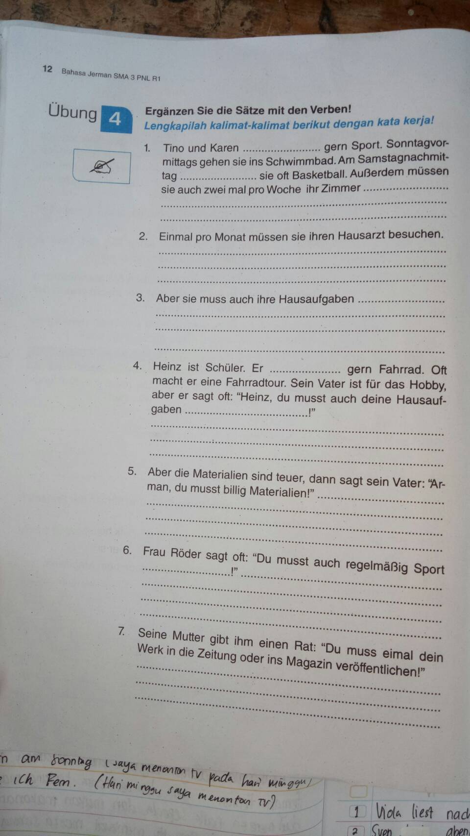 Detail Buku Bahasa Jerman Kelas 10 Nomer 26