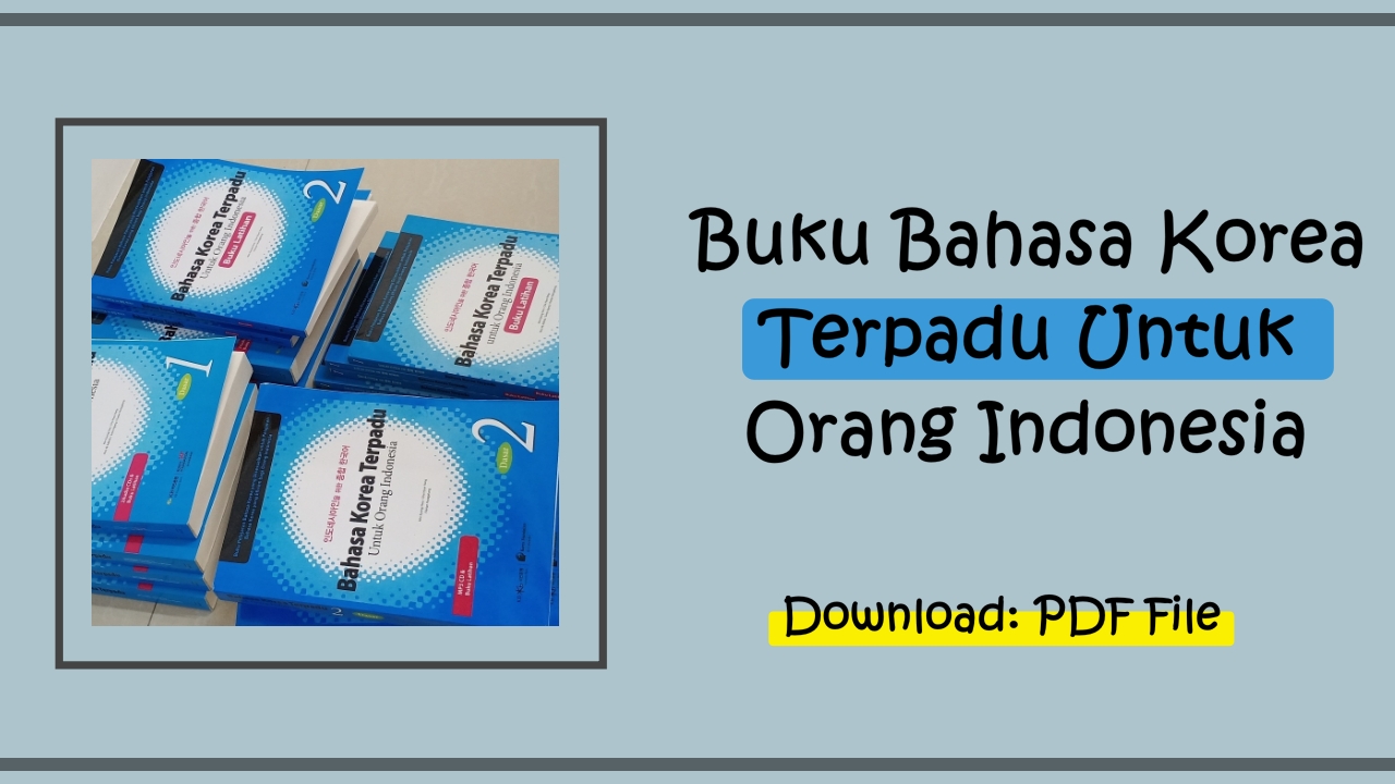 Detail Buku Bahasa Korea Terpadu Nomer 15