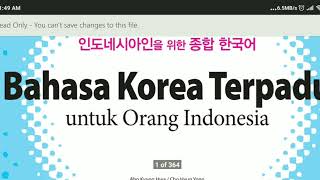 Detail Buku Bahasa Korea Terpadu Nomer 19