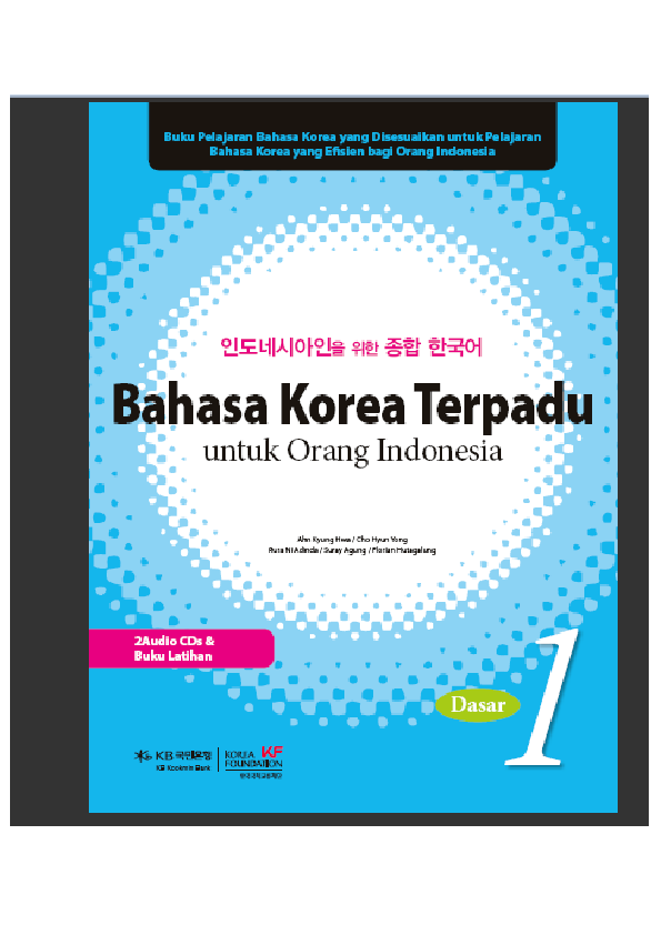 Detail Buku Bahasa Korea Terpadu Nomer 6