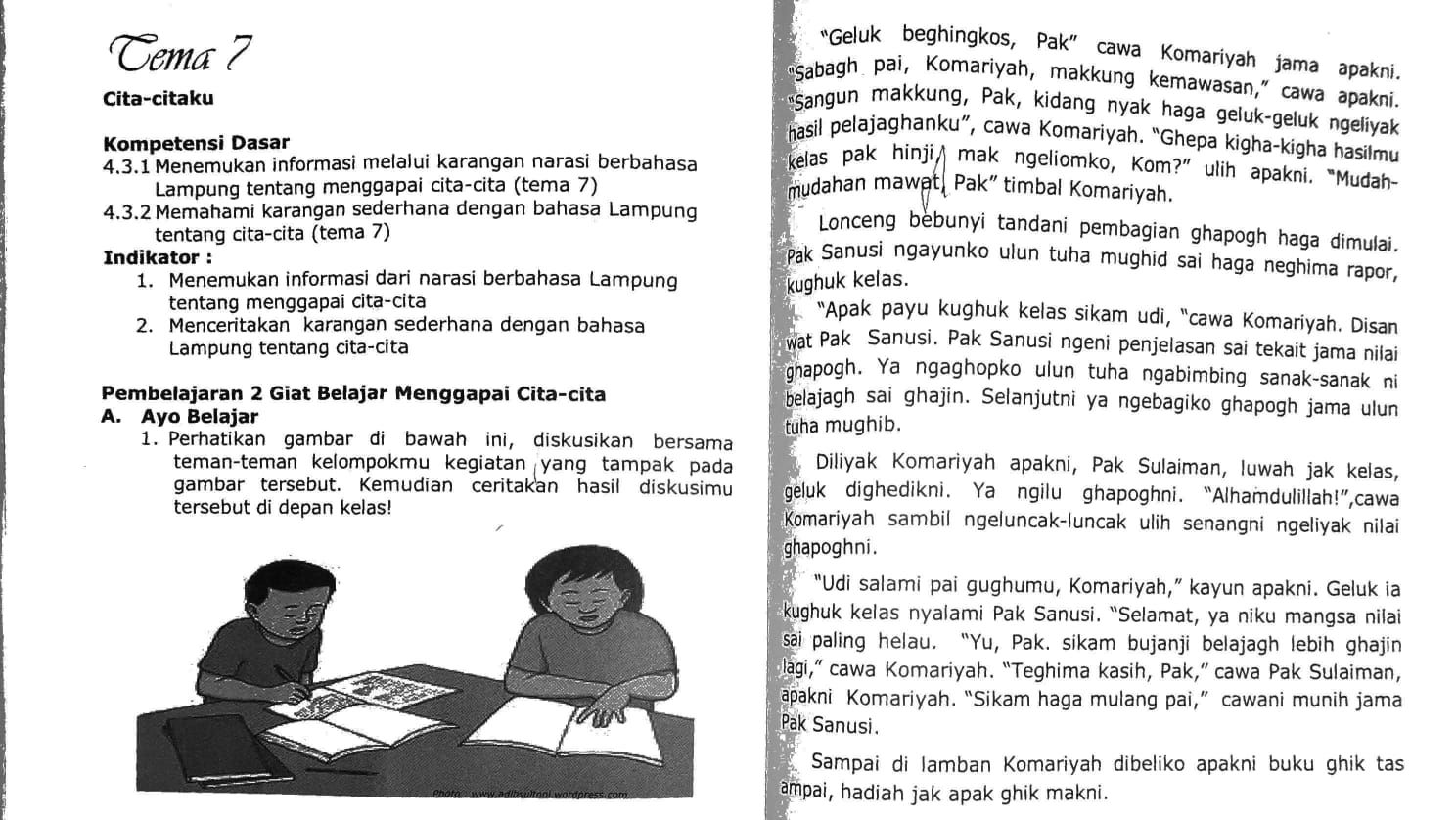 Detail Buku Bahasa Lampung Kelas 4 Sd Nomer 5
