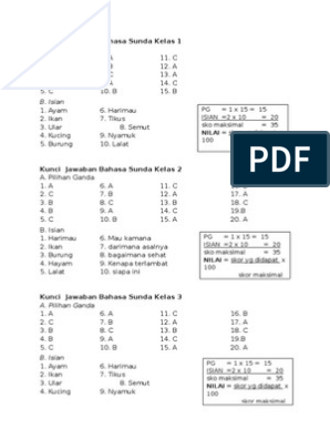 Detail Buku Bahasa Sunda Kelas 10 Nomer 38