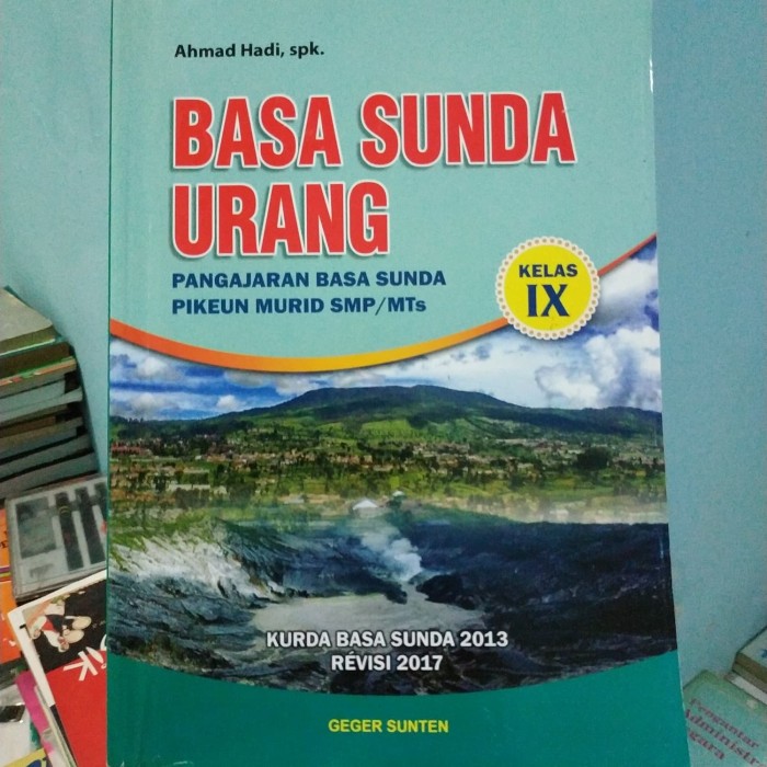 Detail Buku Bahasa Sunda Kelas 9 Kurikulum 2013 Revisi 2018 Nomer 5