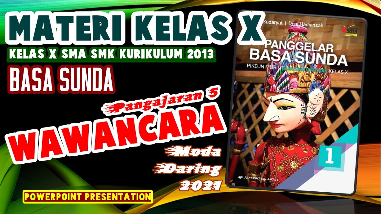 Detail Buku Bahasa Sunda Kelas X Nomer 20