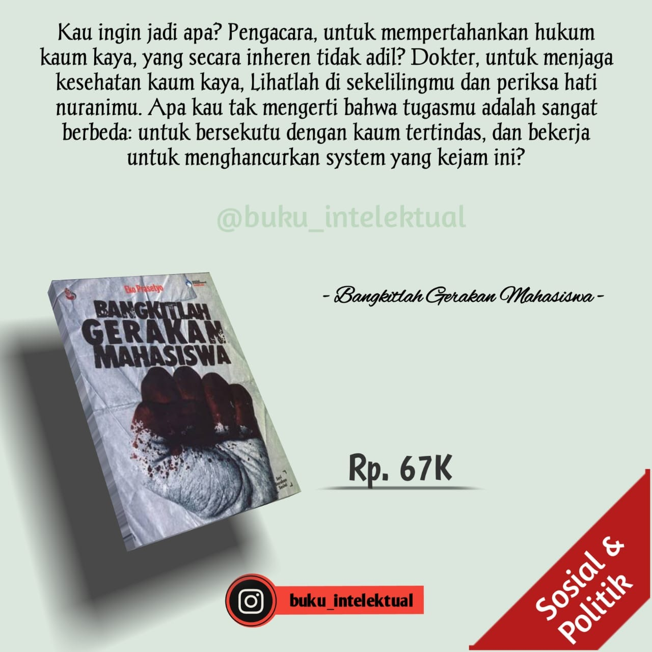 Detail Buku Bangkitlah Gerakan Mahasiswa Nomer 23