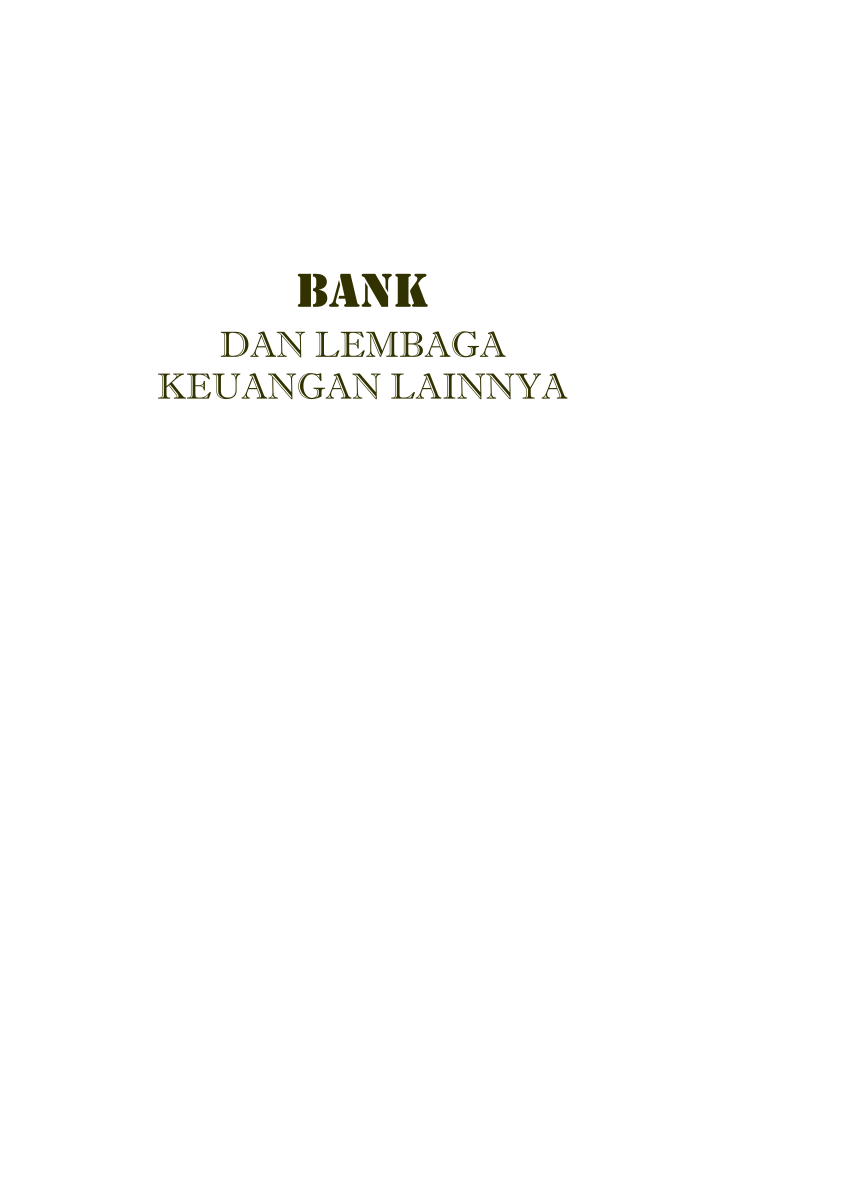 Detail Buku Bank Dan Lembaga Keuangan Nomer 35