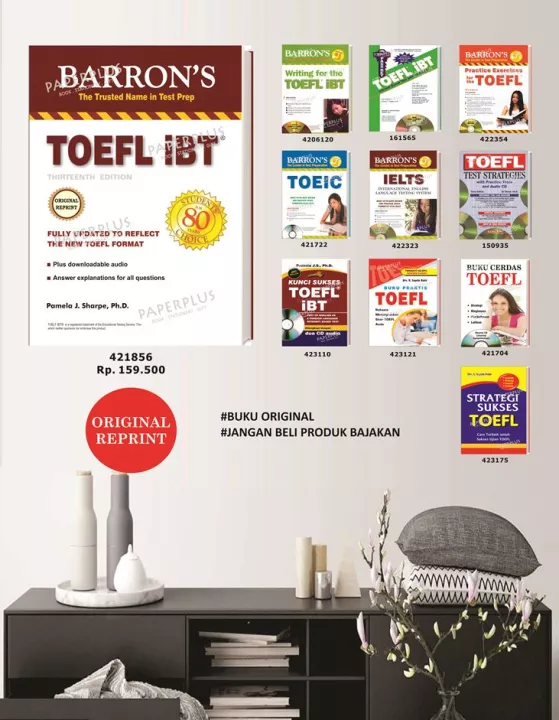 Detail Buku Barrons Toefl Nomer 55