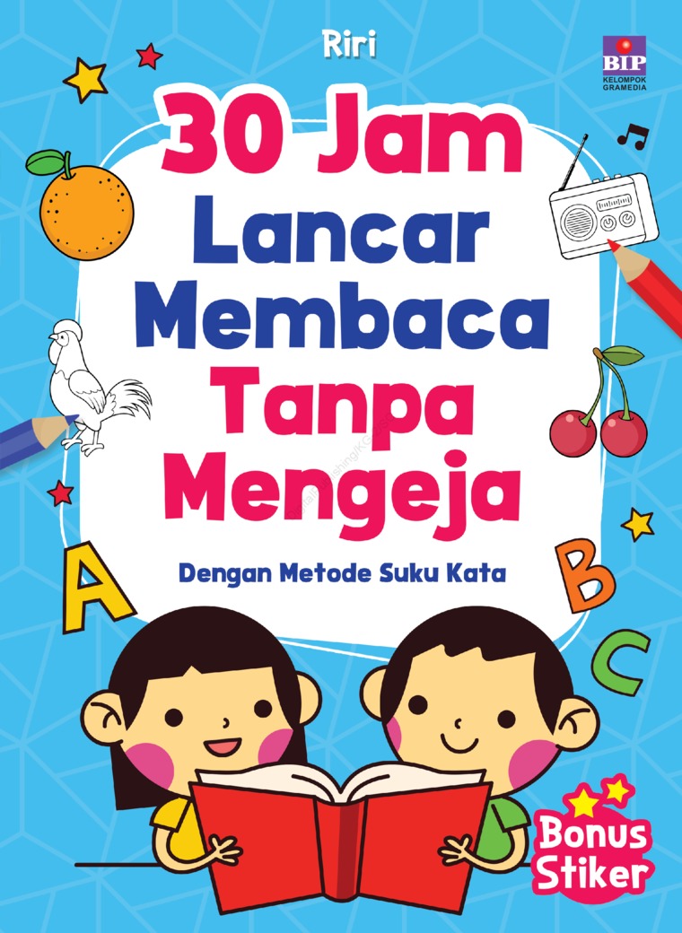 Buku Belajar Membaca Tanpa Mengeja - KibrisPDR