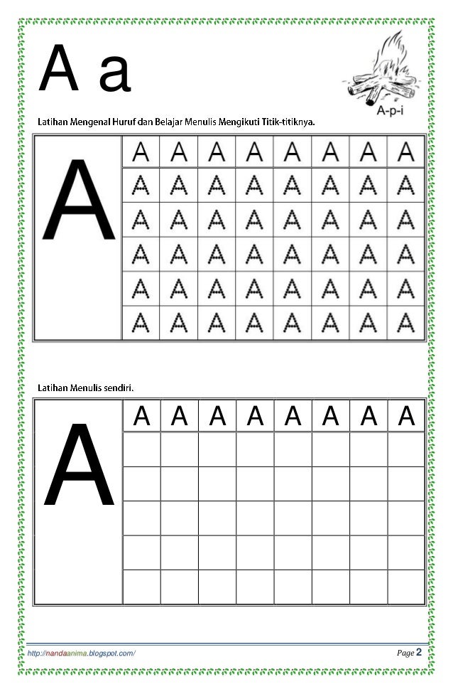 Detail Buku Belajar Menulis Abc Nomer 4