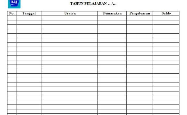 Detail Buku Bendahara Organisasi Nomer 33