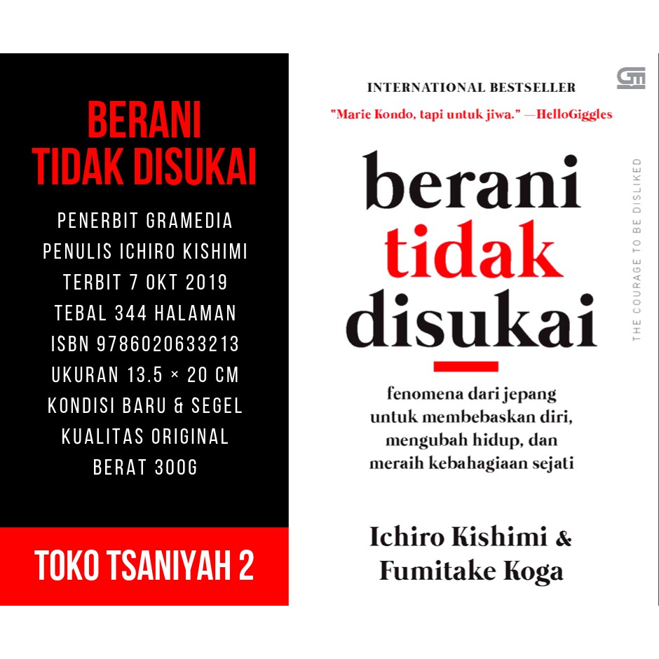 Detail Buku Berani Tidak Disukai Nomer 52