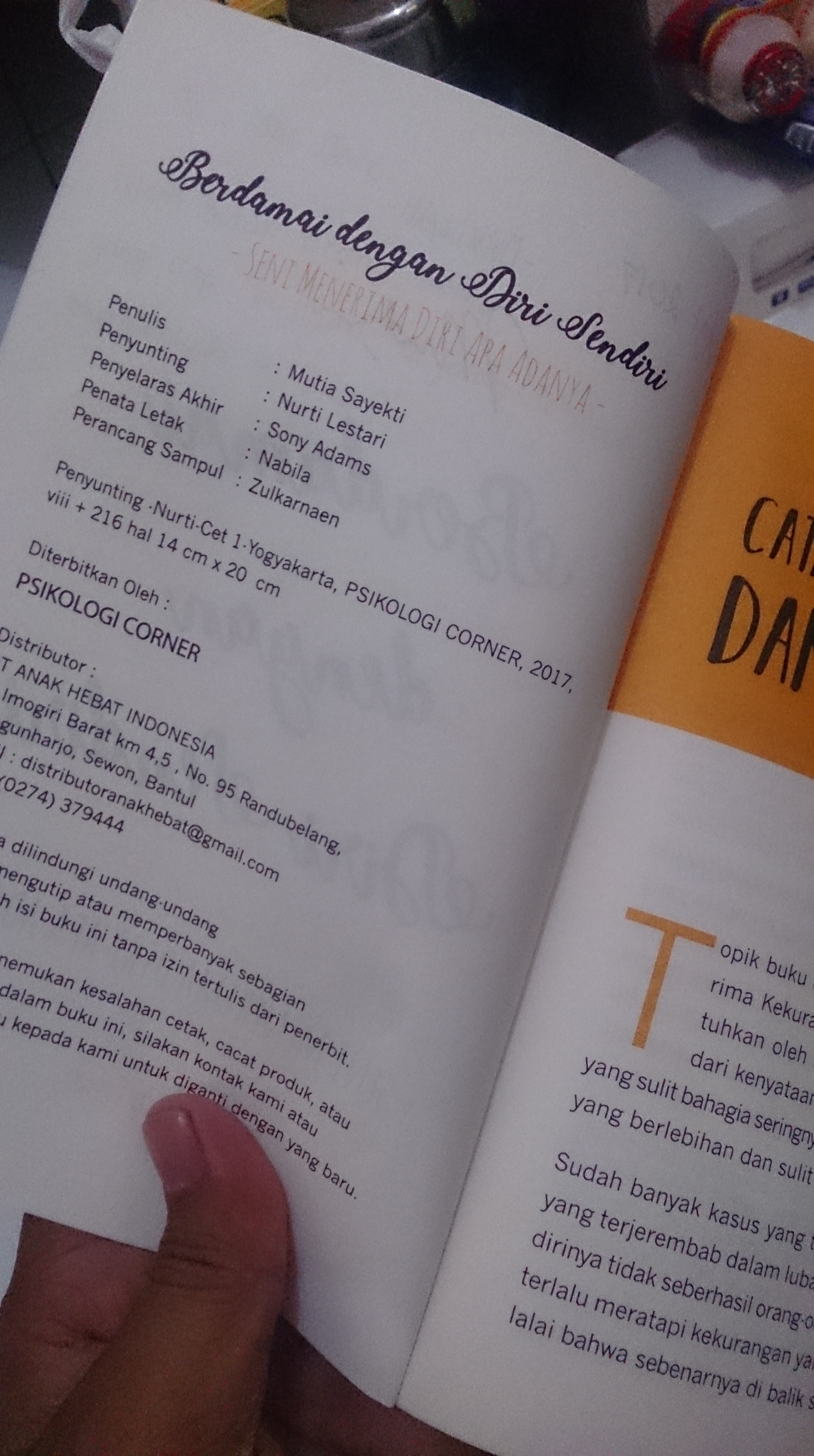Detail Buku Berdamai Dengan Diri Sendiri Nomer 14