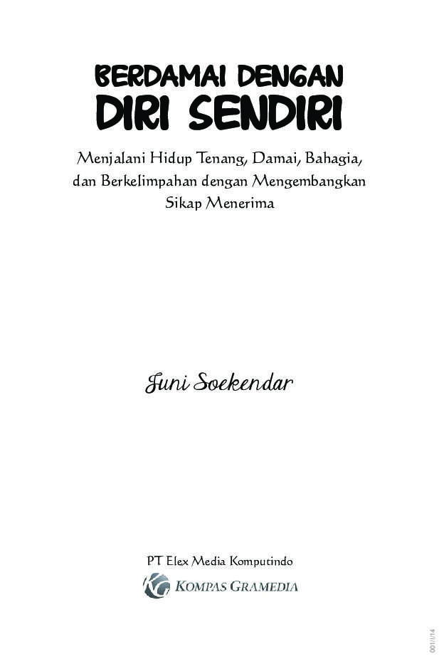 Detail Buku Berdamai Dengan Diri Sendiri Nomer 27